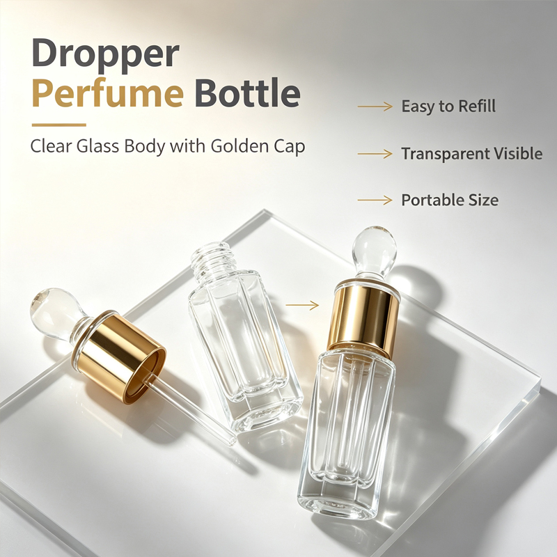Perfume Fragrance World Qahwa - 12ml Glas-Tropfflasche für Ätherische Öle, Aromatherapie,