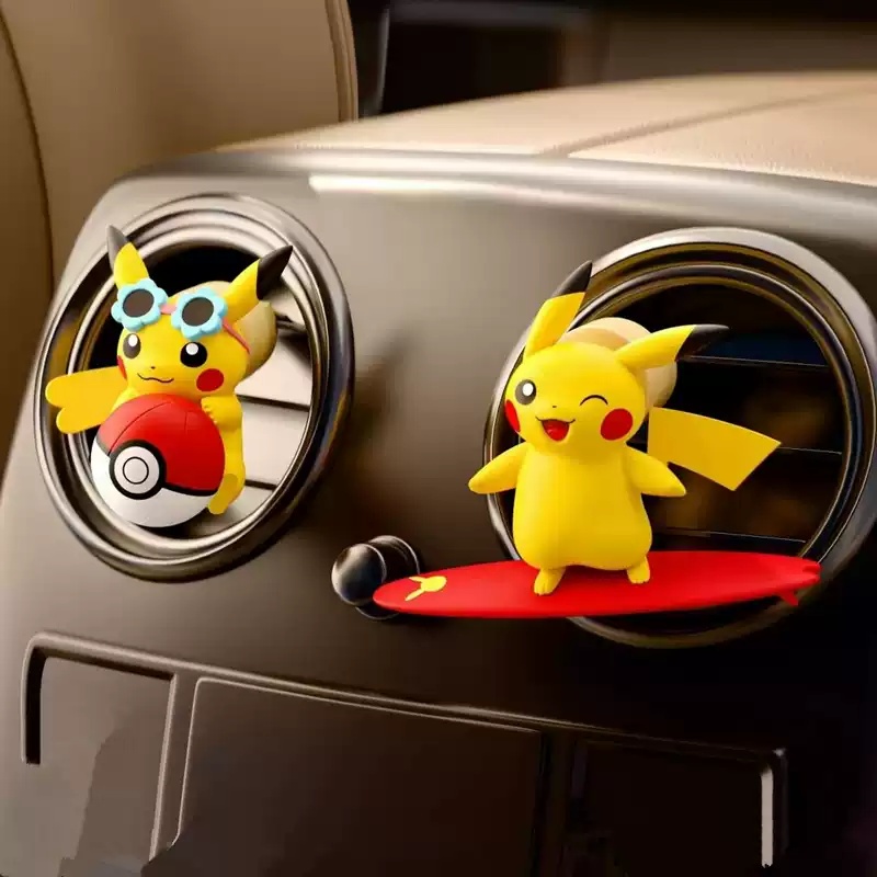 Perfume Fragrance Good - Pokemon Pikachu Actionfigur Auto-Duftspender Lüftungsclip Diffusor