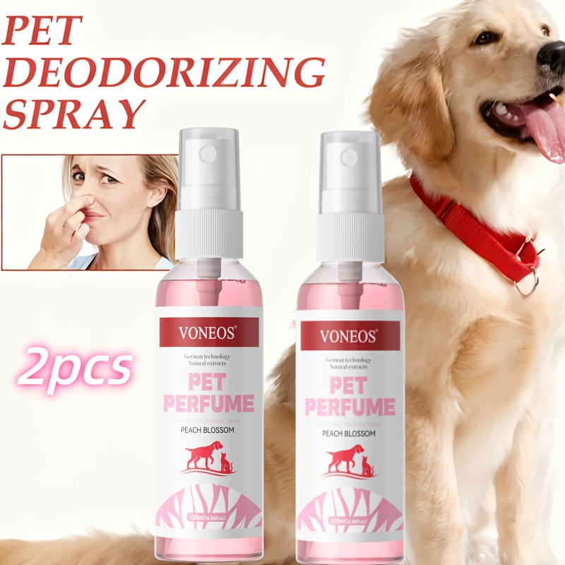 Perfume Smell Fragrance - 2 Stück Haustier-Parfümspray. Katzen- und Hunde-Duftspray,