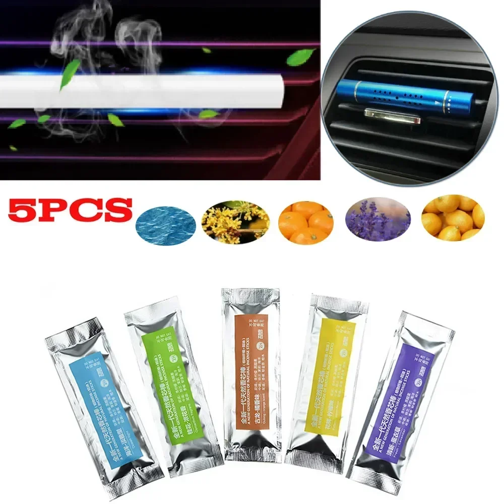 Perfume Aroma Fragrance - Auto-Lufterfrischer Nachfüllungen - 5 Aroma-Sticks Ersatz-Parfüm