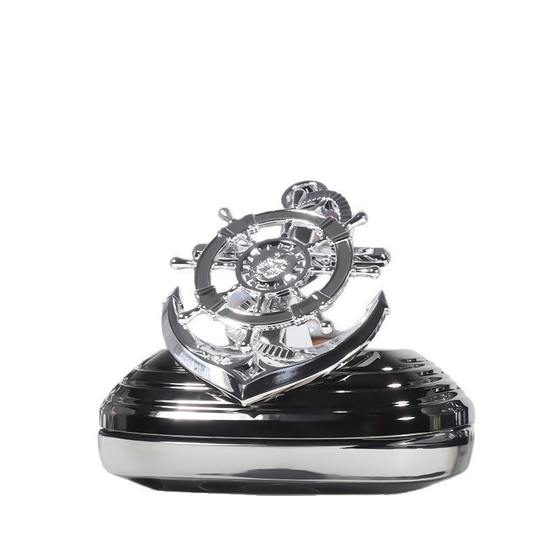 Perfume Fragrance Wheel - Nautischer Anker-Schiffsruder-Autoduftspender, Parfüm-Dashboard-Ornament, langanhaltender Duftdiffusor, Geschenk