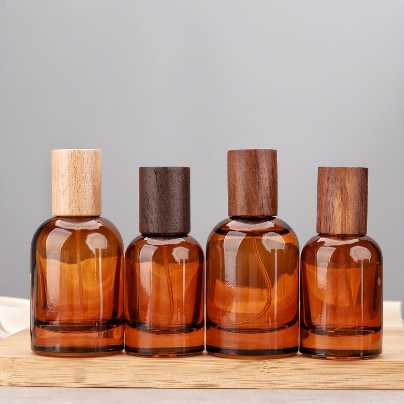 Perfume Fragrance World Qahwa - 30/50ml Schraubverschluss-Sprühflasche aus Glas, Parfüm-Dekantierflasche, Parfüm-Sprühflasche