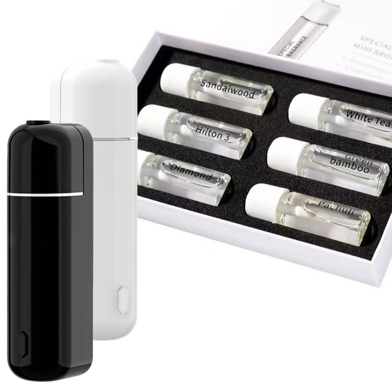 Perfume Fragrance Good - Auto-Lufterfrischer mit Clip, Wiederaufladbarer Aroma-Diffusor, Fahrzeug-Duftspender,
