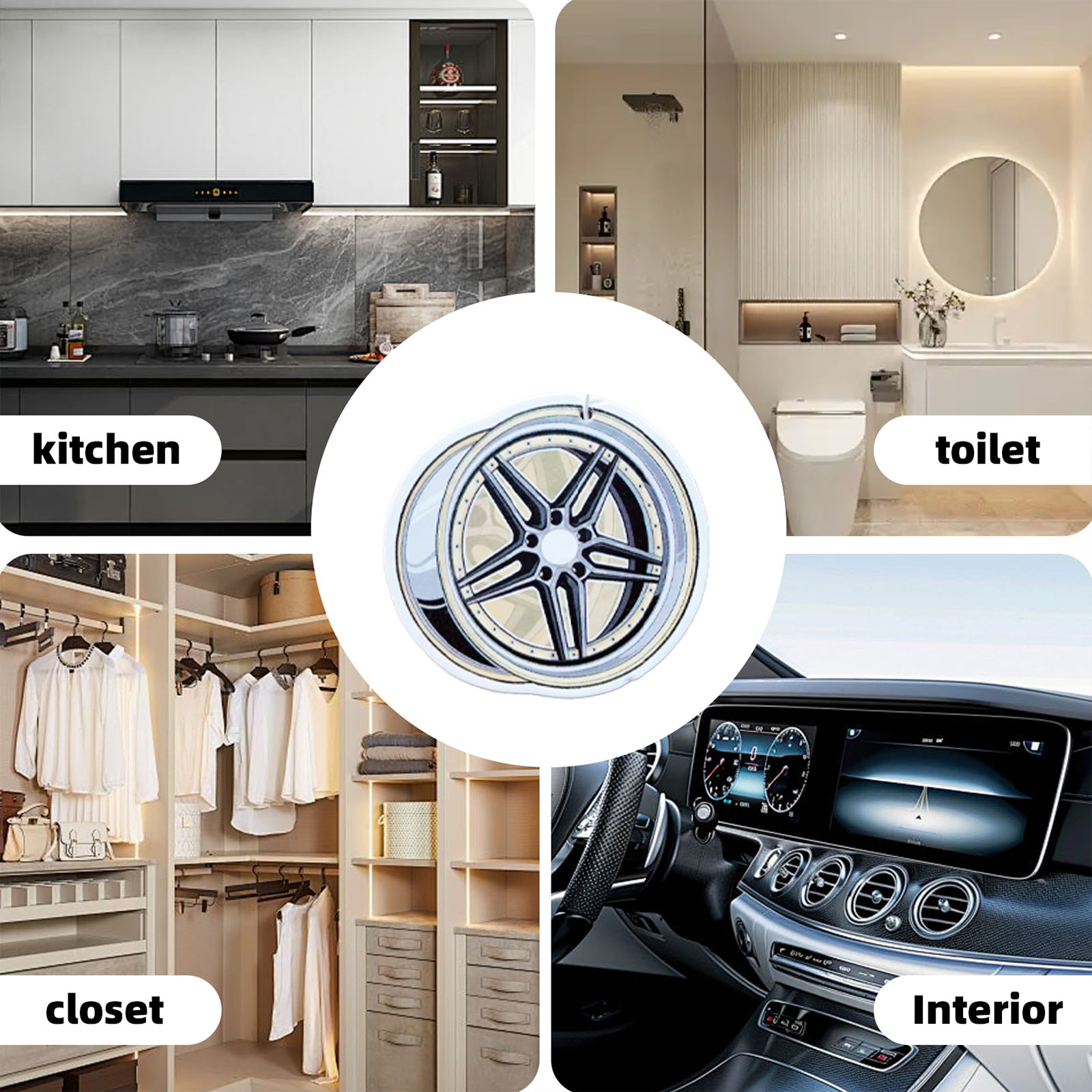 Radförmiger japanischer Auto-L – Perfume Fragrance Wheel Bewertung und Preis