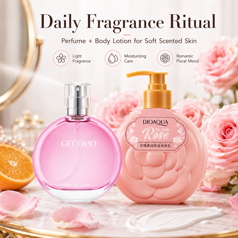 GECOMO Damen-Parfüm-Set 50ml + – Perfume Smell Fragrance Bewertung und Preis